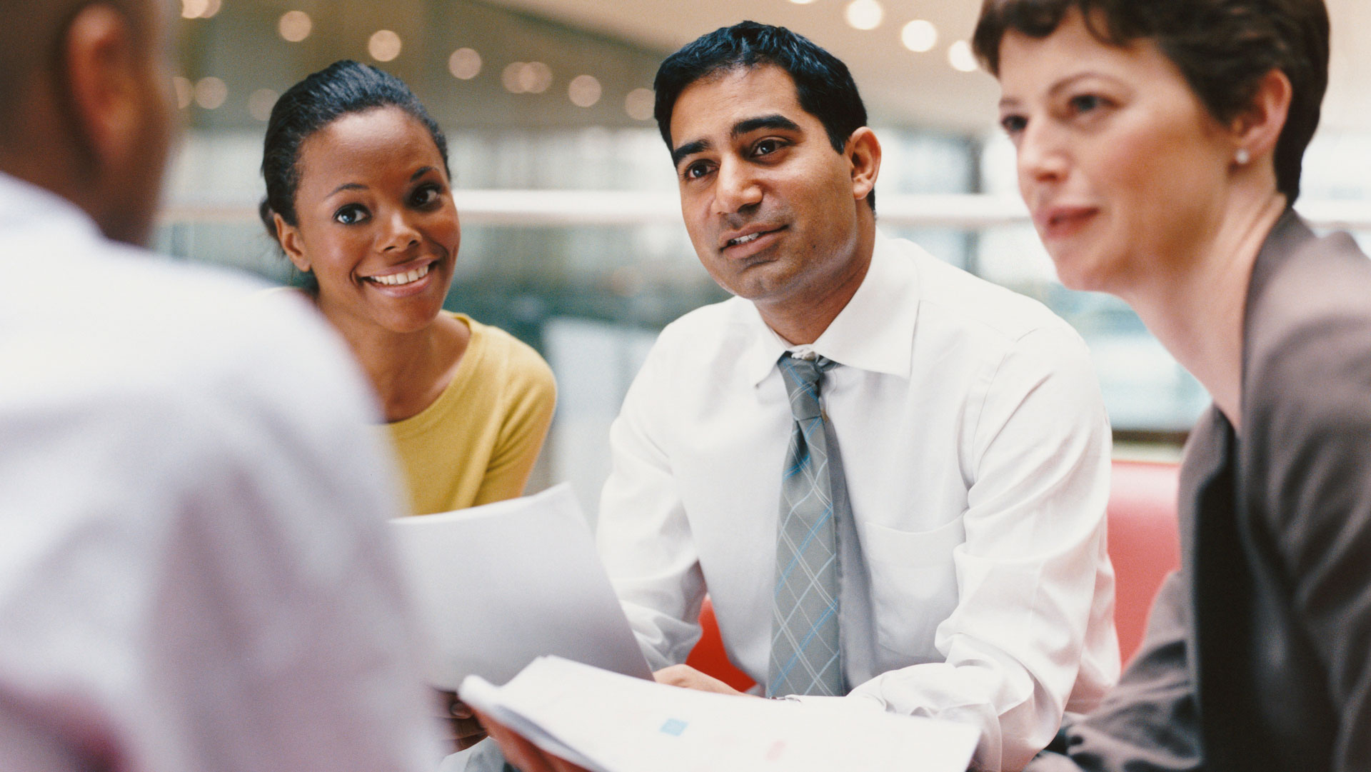 Employer interviewing possible candidate
