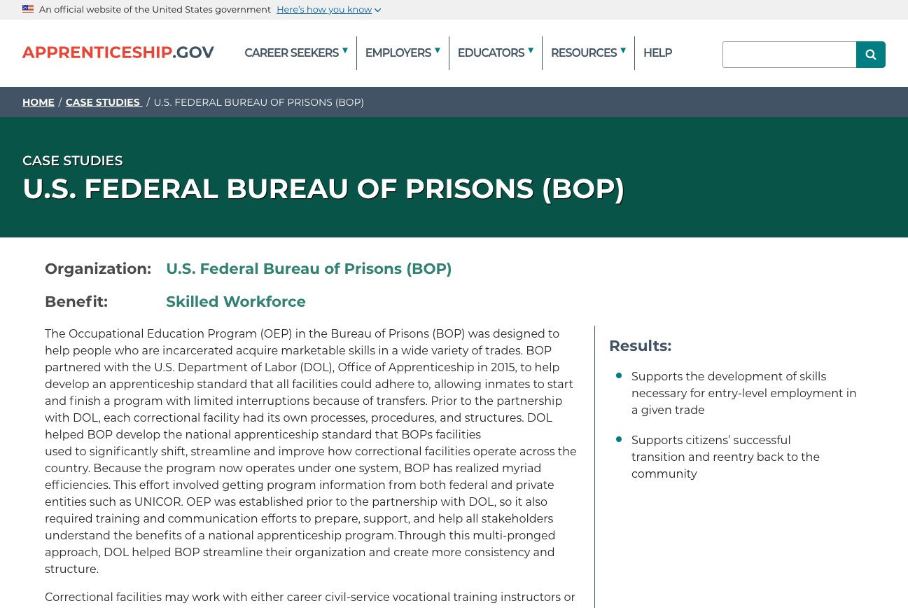 U.S. Federal Bureau of Prisons (BOP)