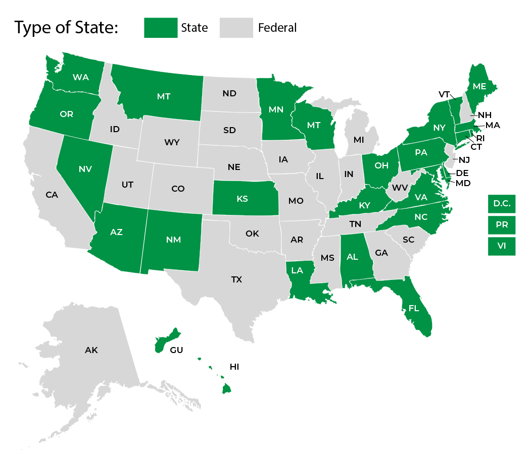 Federal and State Apprenticeship Map