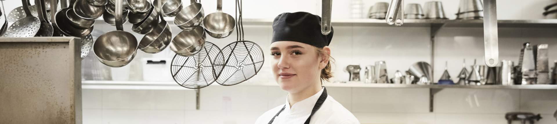 Chef portrait in her kitchen